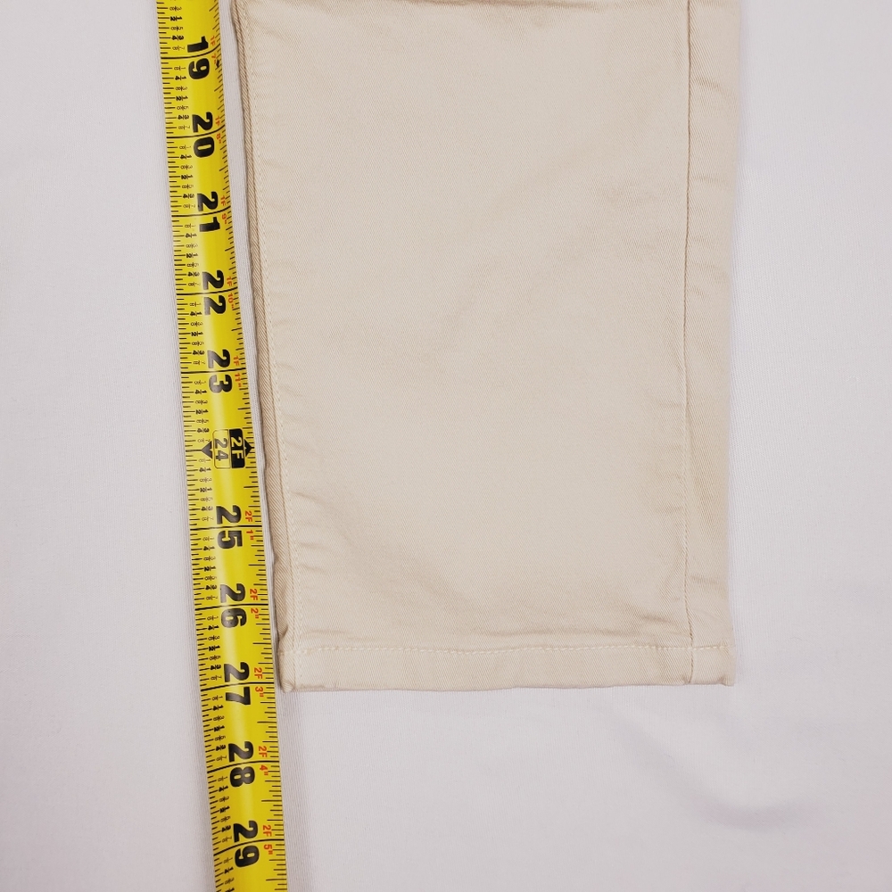 Zara Kahki Moto Pants Size 12 - Picture 8 of 16